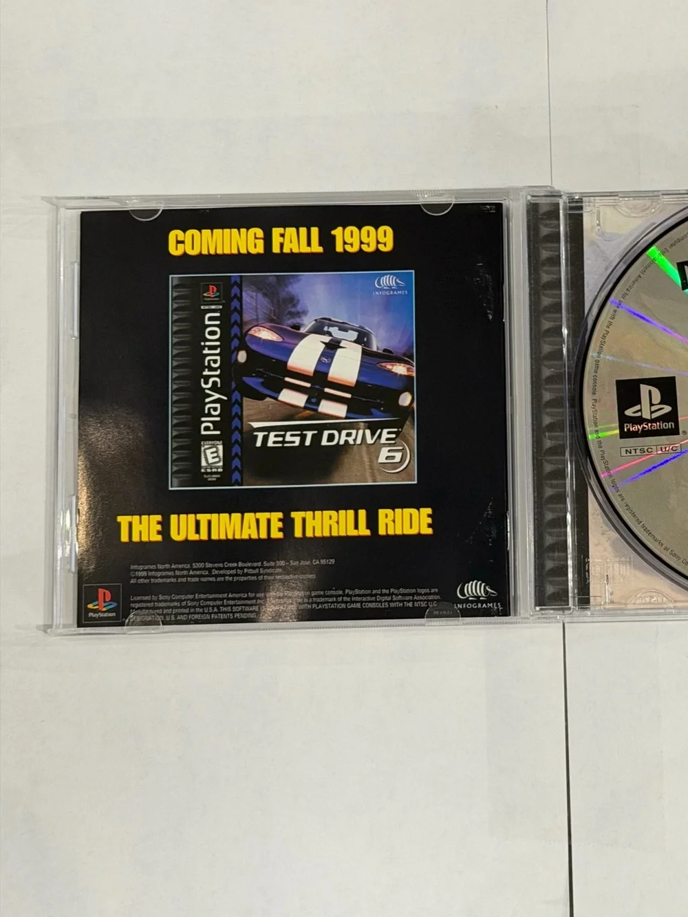 Demolition Racer PS1 Complete Black Label Tested